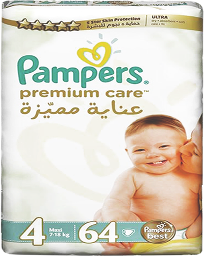 Pampers Premium Care Size 4 - 52 Pcs