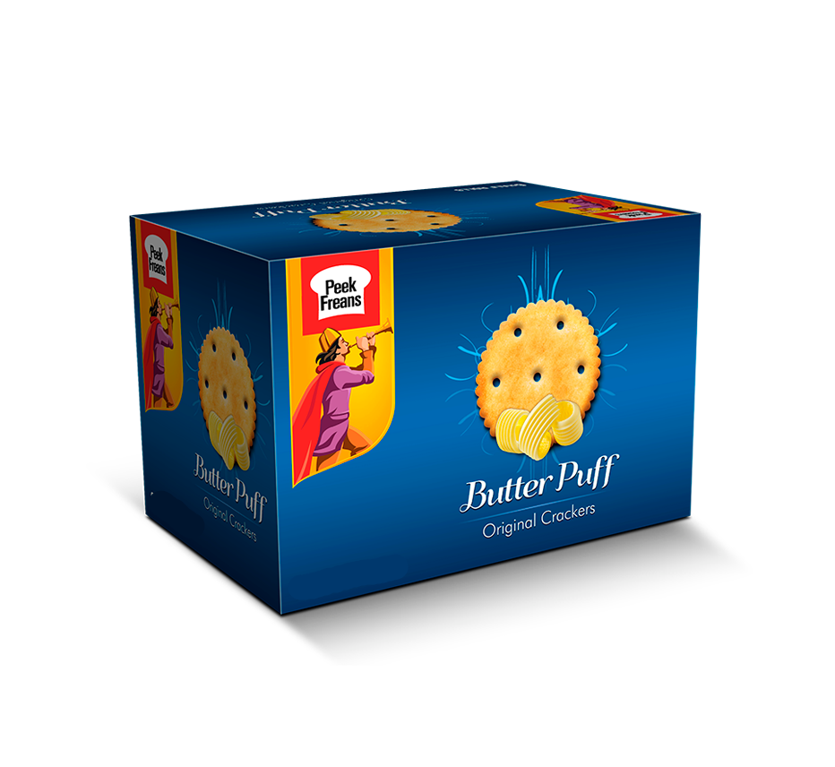 Peek Freans Butter Puff Ticky Pack Box
