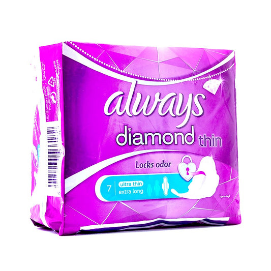 Always Diamond Pads Extra Long - 7 Pcs