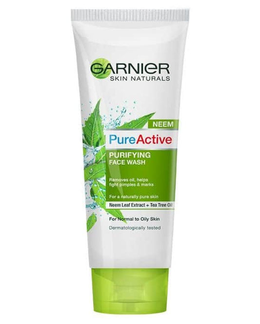 Garnier Pure Active Neem Face Wash - 100ml