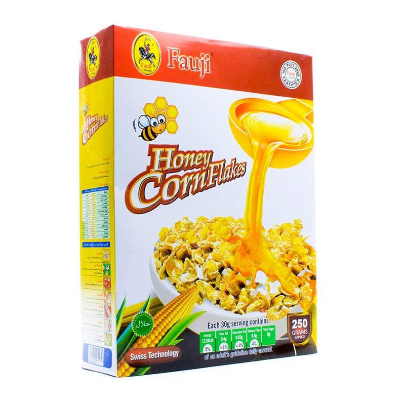 Fauji Honey Corn Flakes - 250g