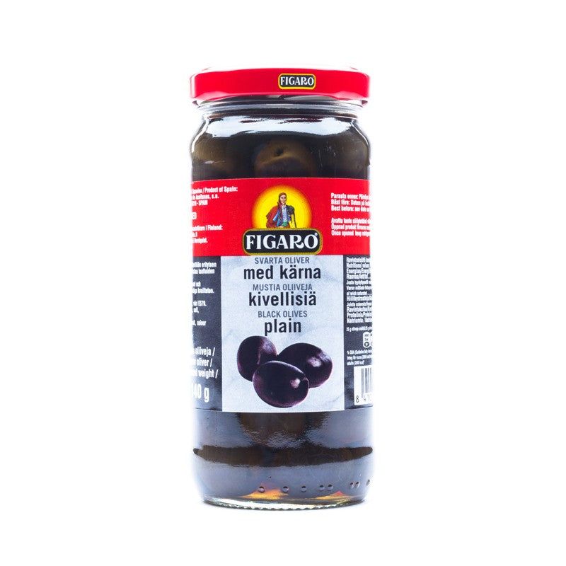 Figaro Black Olives Plain - 240g