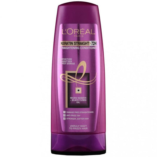 Loreal Keratin Straight Conditioner - 175ml