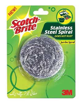 Scotch Brite Stainless Steel Spiral Jumbo