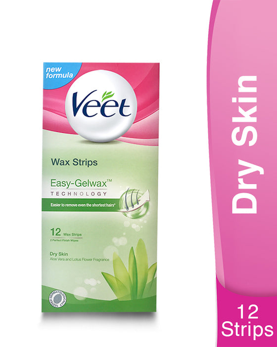 Veet Wax Strips Dry Skin - 12