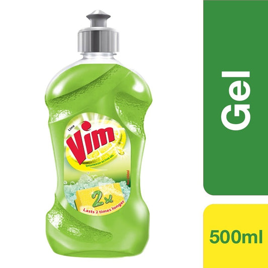 Vim Dishwash Gel Lime 500ml