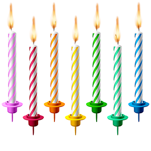 Birthday Candle Mid - 12 Pcs