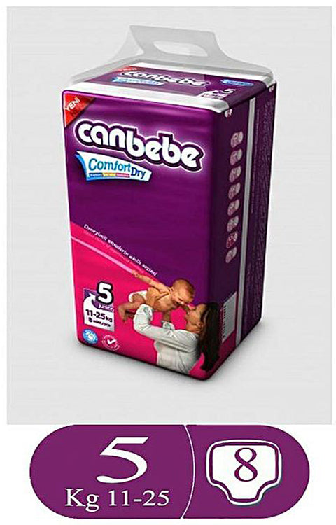 Canbebe Comfort Dry Size 5 (8 Pcs)