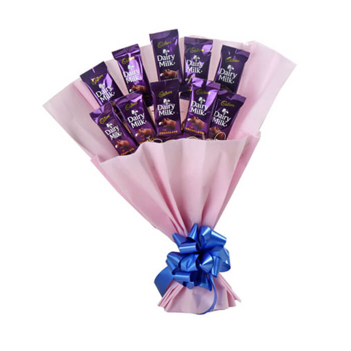 Cadbury dairy milk chocolate bouquet