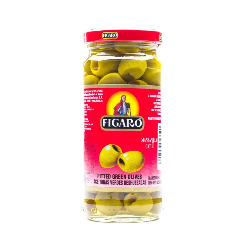 Figaro Pitted Green Olives - 450g