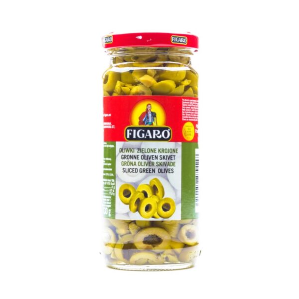 Figaro Sliced Green Olives - 240g