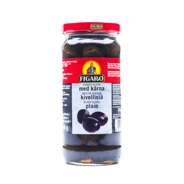 Figaro Black Olives Plain - 240g