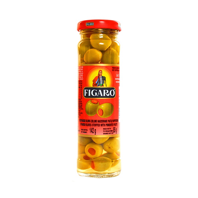 Figaro Stuffed Green Olives – 142g