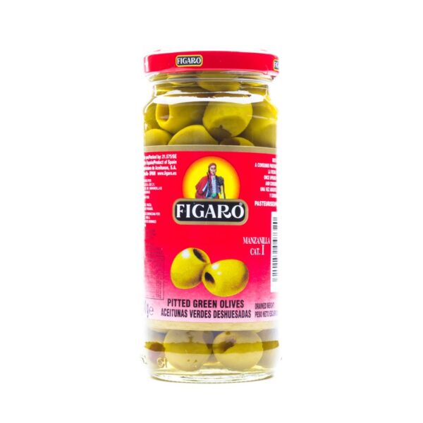 Figaro Pitted Green Olives - 450g