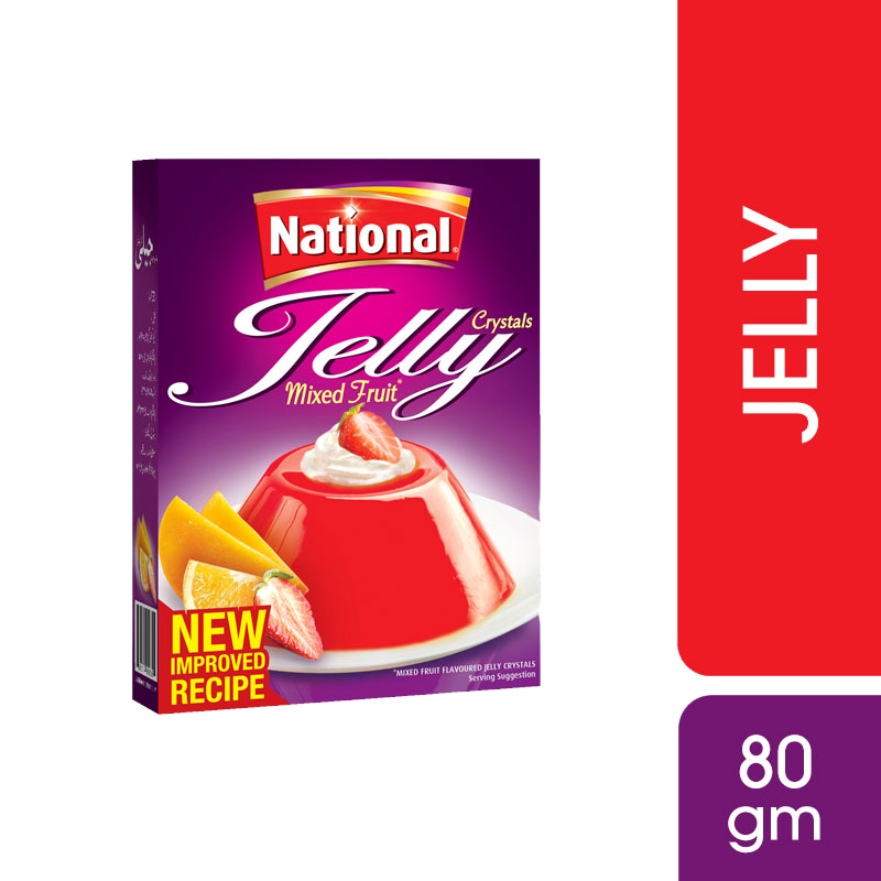 National Mix Fruit Jelly 80g