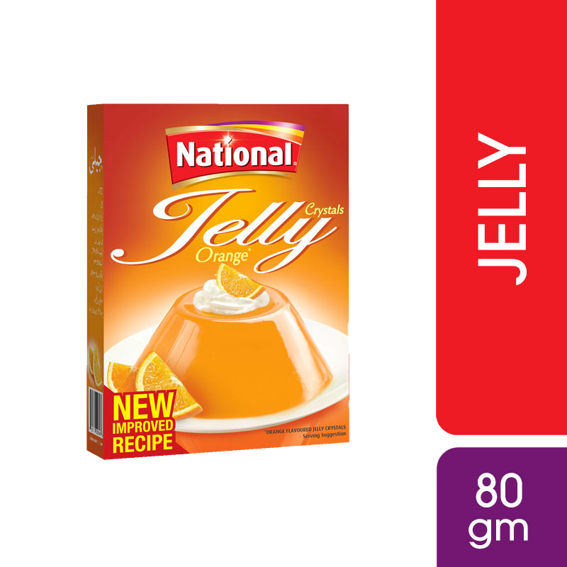 National Orange Jelly Mix 80g