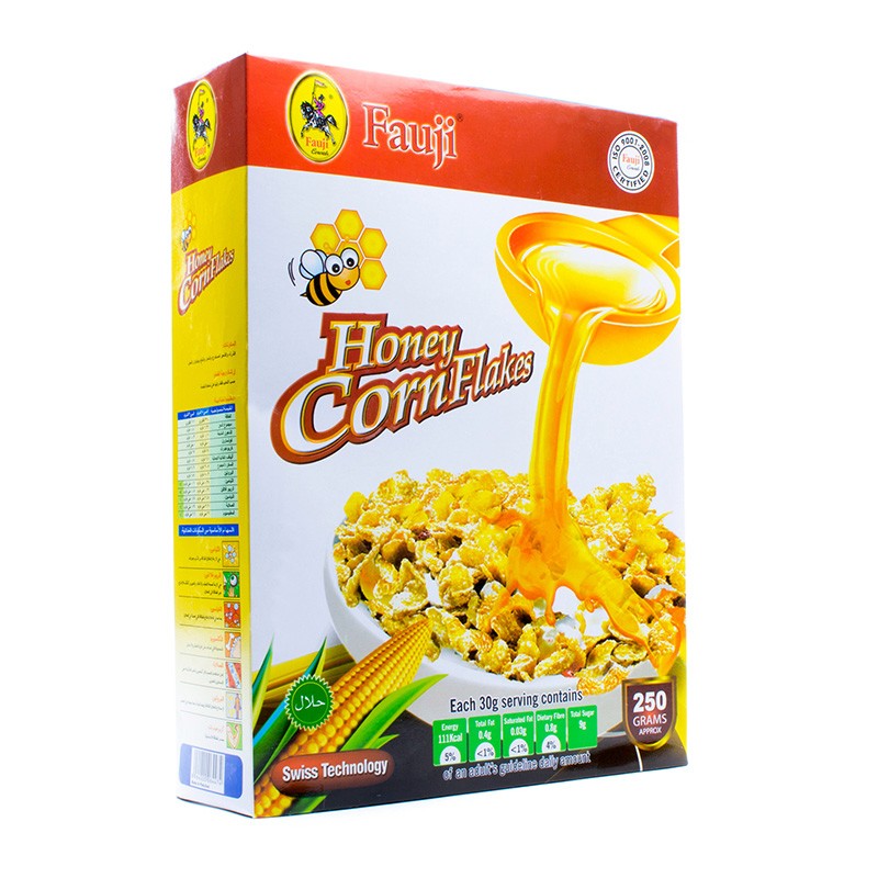 Fauji Honey Corn Flakes – 250g