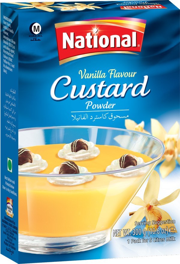 National Vanilla Flavour Custard 300g
