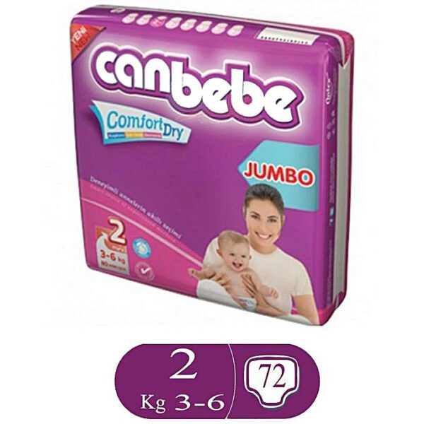 Canbebe Comfort Dry Size 2 - 74 Pcs