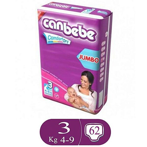 Canbebe Comfort Dry Size 3 - 62 Pcs
