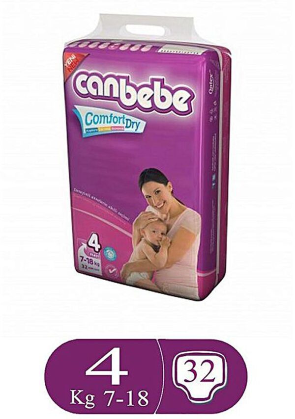 Canbebe Comfort Dry Size 4 - 32 Pcs
