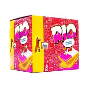 Rio Strawberry Vanilla Biscuit Half Roll