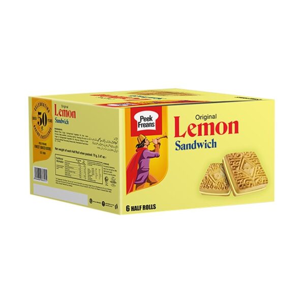 Peek Freans Lemon Sandwich Half Roll