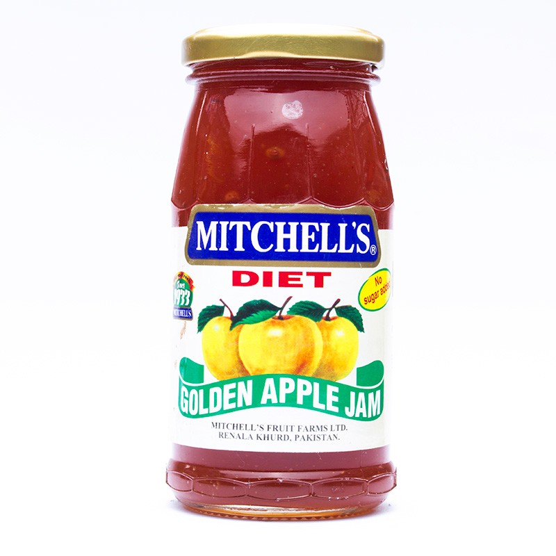 Mitchells Diet Golden Apple Jam – 300g