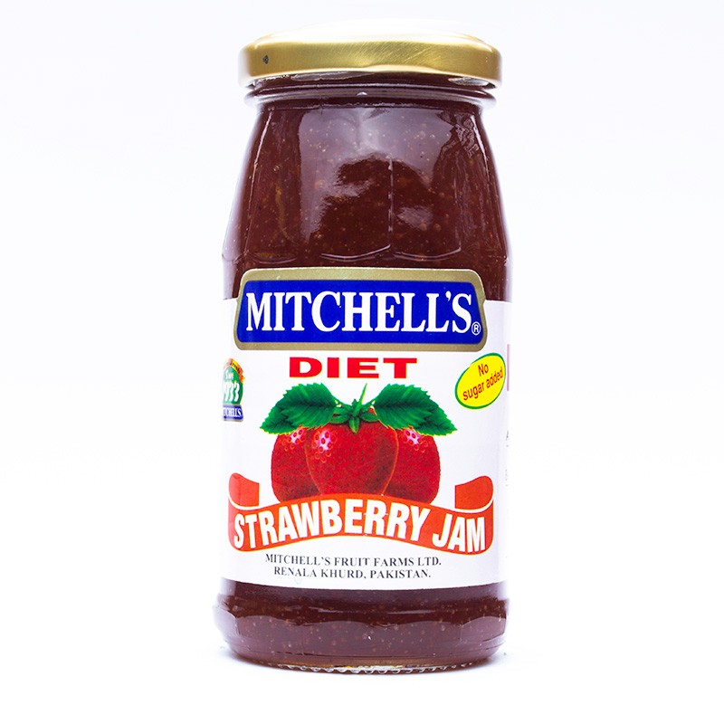 Mitchells Diet Strawberry Jam – 300g