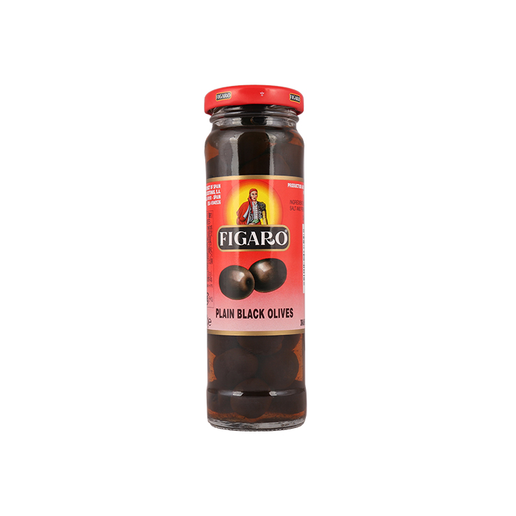 Figaro Black Olives Plain – 142g