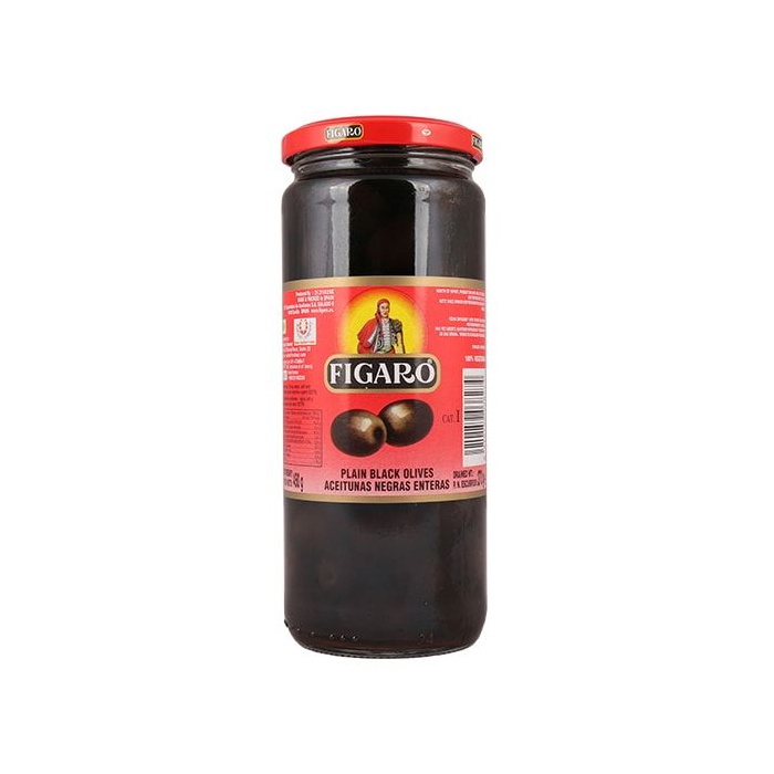 Figaro Black Olives Plain – 450g