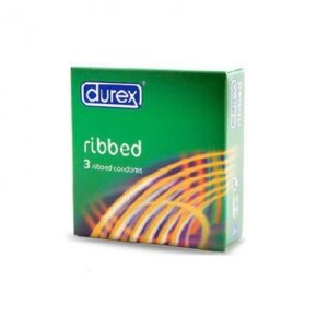 Durex Ribbed Condoms - 3pcs