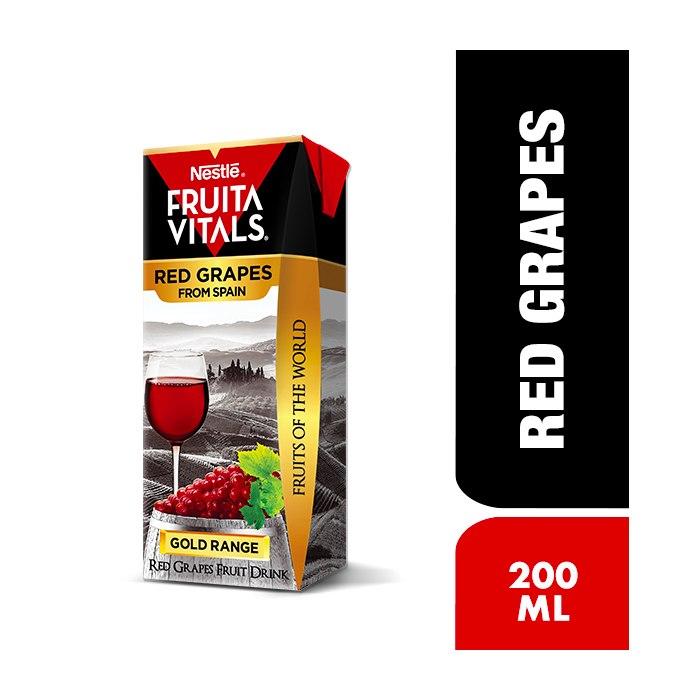 Nestle Fruita Vitals Red Grapes Fruit Drink – 200ml