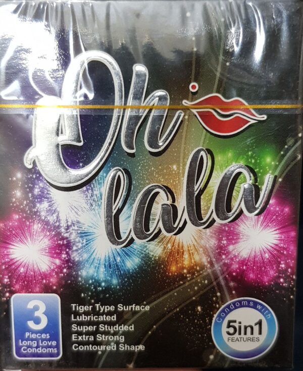 Oh Lala Condom - 3pcs