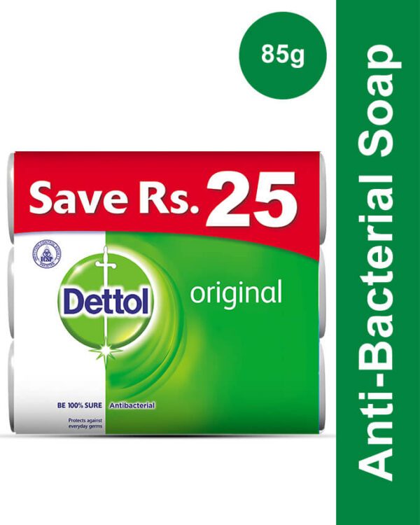 Dettol Original Soap Pack - 85g