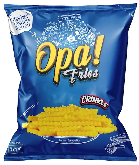 Opa Fries Crinkle – 1kg