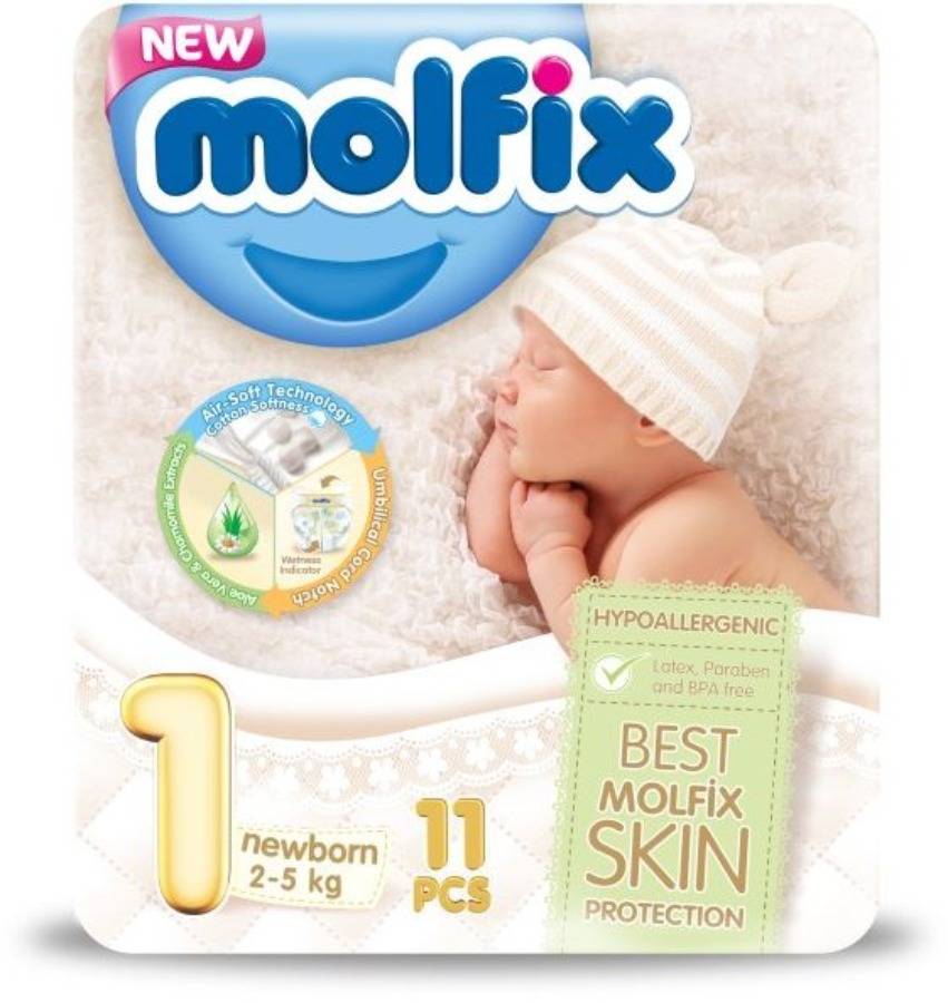 Molfix 1 New Born – 11Pcs