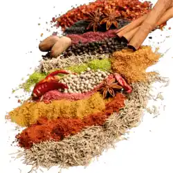 Picture of all spices